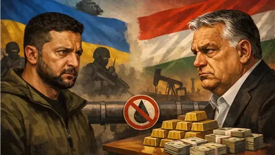 زيلينسكي يهدد أوربان عسكرياً والمجر تصادر شحنة ذهب وأموال أوكرانية 