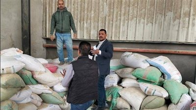 وزارة الزراعة تضبط 25 طن أعلاف فاسدة ومجهولة المصدر خلال حملات تفتيش في 6 محافظات