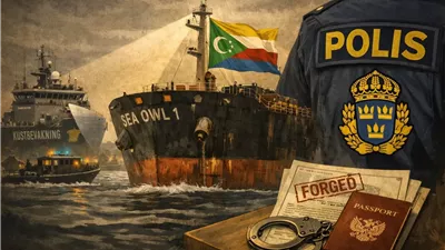 محكمة سويدية تحتجز قائد ناقلة نفط روسية للاشتباه باستخدام علم مزيف
