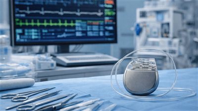 نجاح تركيب منظم ضربات القلب CRT-D لمريض ضعف عضلة القلب في مجمع السويس الطبي