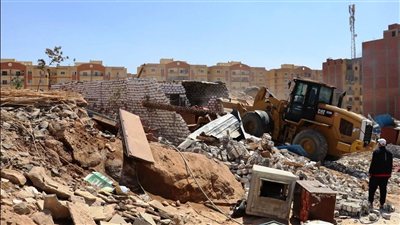  إزالة 336 حالة تعدٍ في أسوان مع إجراءات مشددة ضد تكرار البناء المخالف