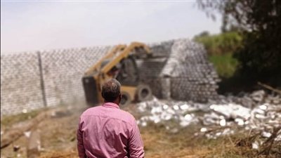 إزالة تعديات على أراضي الدولة في أسوان بمساحة 9020 م2 ضمن الموجة 28