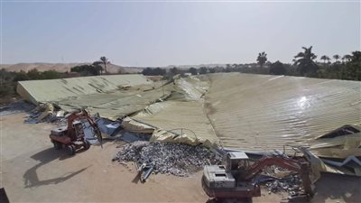 إزالة أكبر تعدٍ على الأراضي الزراعية بأبو النمرس في الجيزة بمساحة 6000 م²