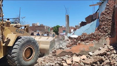 إزالة 3 تعديات في زرزارة ضمن خطة تطوير شمال الغردقة