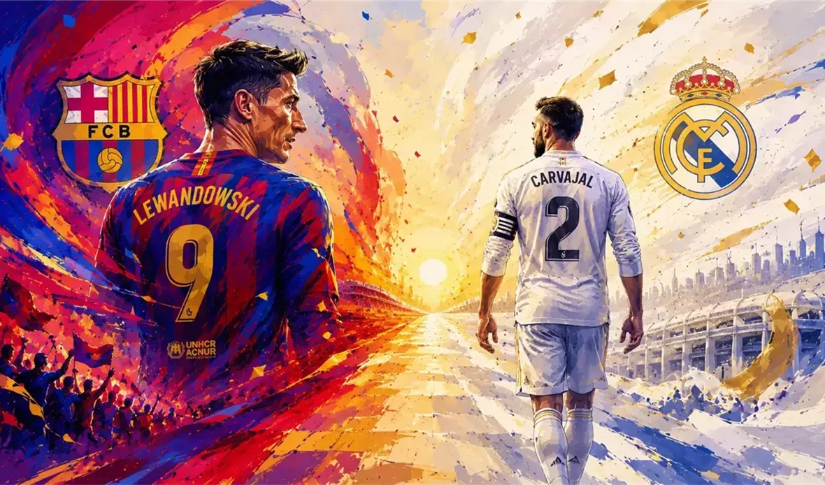 برشلونة يودع ليفاندوفسكي