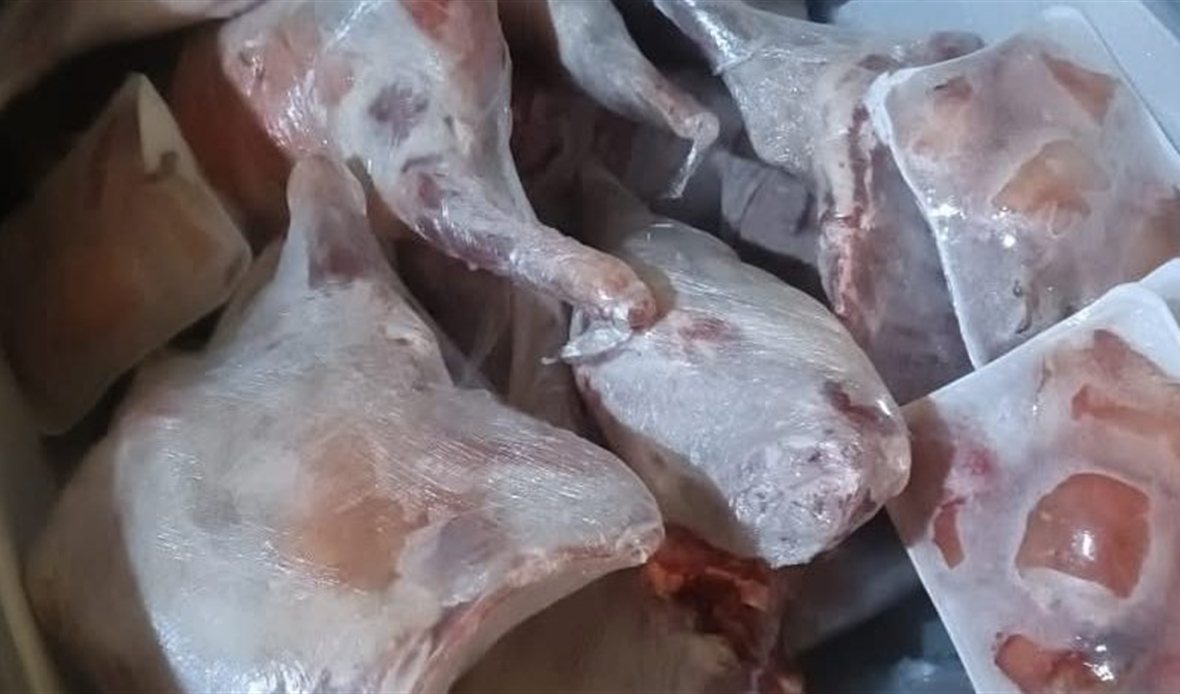  ضبط 6 أطنان لحوم
