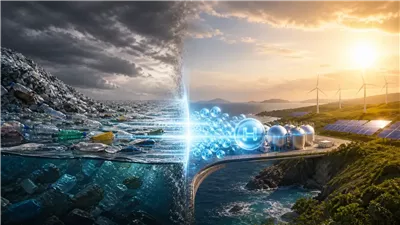 تحويل النفايات البلاستيكية إلى وقود نظيف باستخدام الطاقة الشمسية
