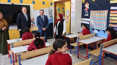محافظ المنوفية يتابع امتحانات صفوف النقل 2026 في شبين الكوم
