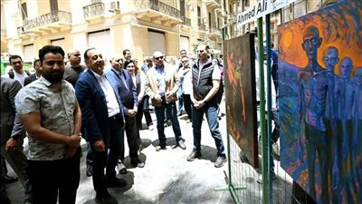 رئيس الوزراء يشهد إطلاق مبادرة شارع الفن في مثلث البورصة وشارع الشريفين