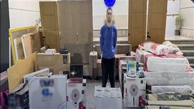 ضبط المتهم بسرقة شقة وفيلا بالمنيا وإعادة جميع المسروقات