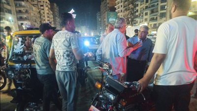التحفظ على 2 توك توك ودراجة نارية في حملة لضبط أجهزة الصوت بالمنصورة بقيادة محافظ الدقهلية