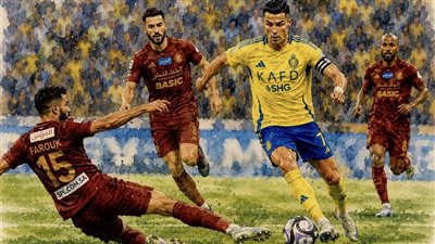 النصر يتوج بلقب دوري روشن بعد ثنائية رونالدو أمام ضمك