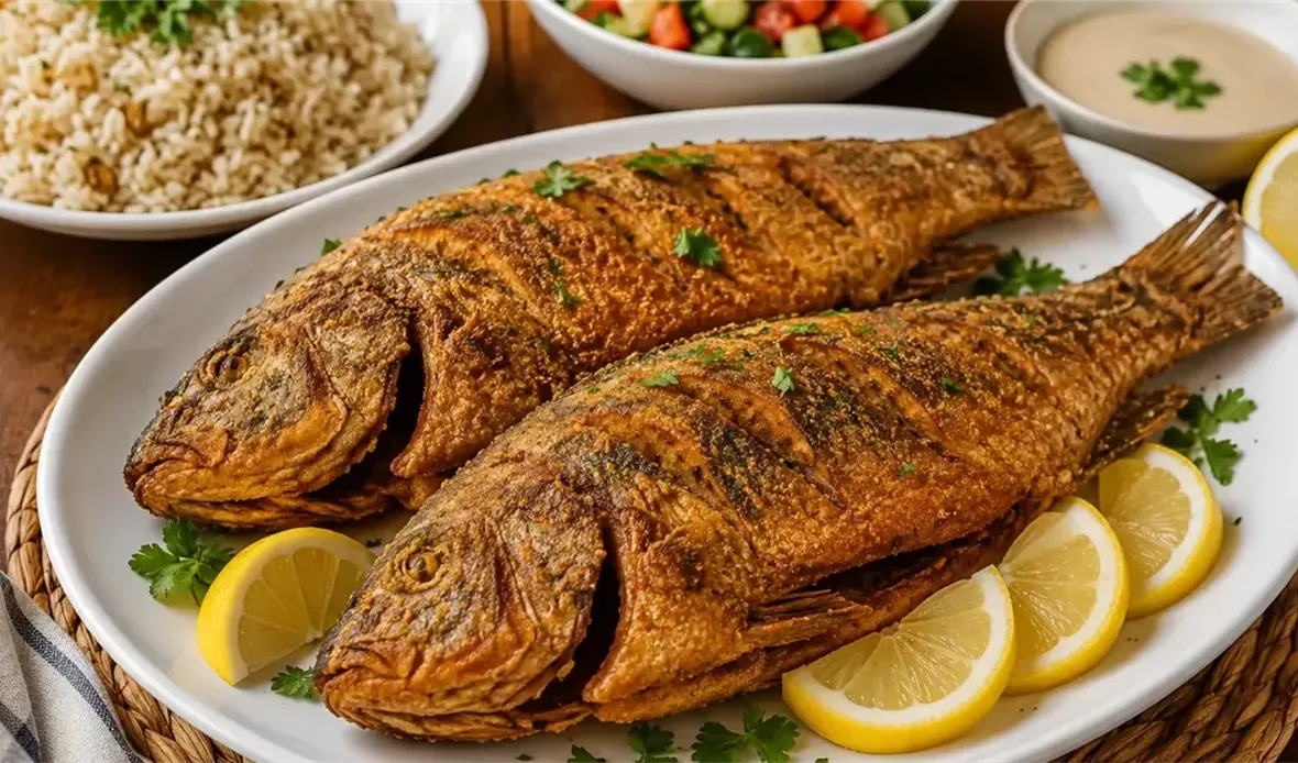 طريقة عمل السمك المقلي