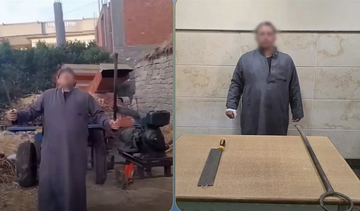 ضبط شخص بدمنهور ظهر