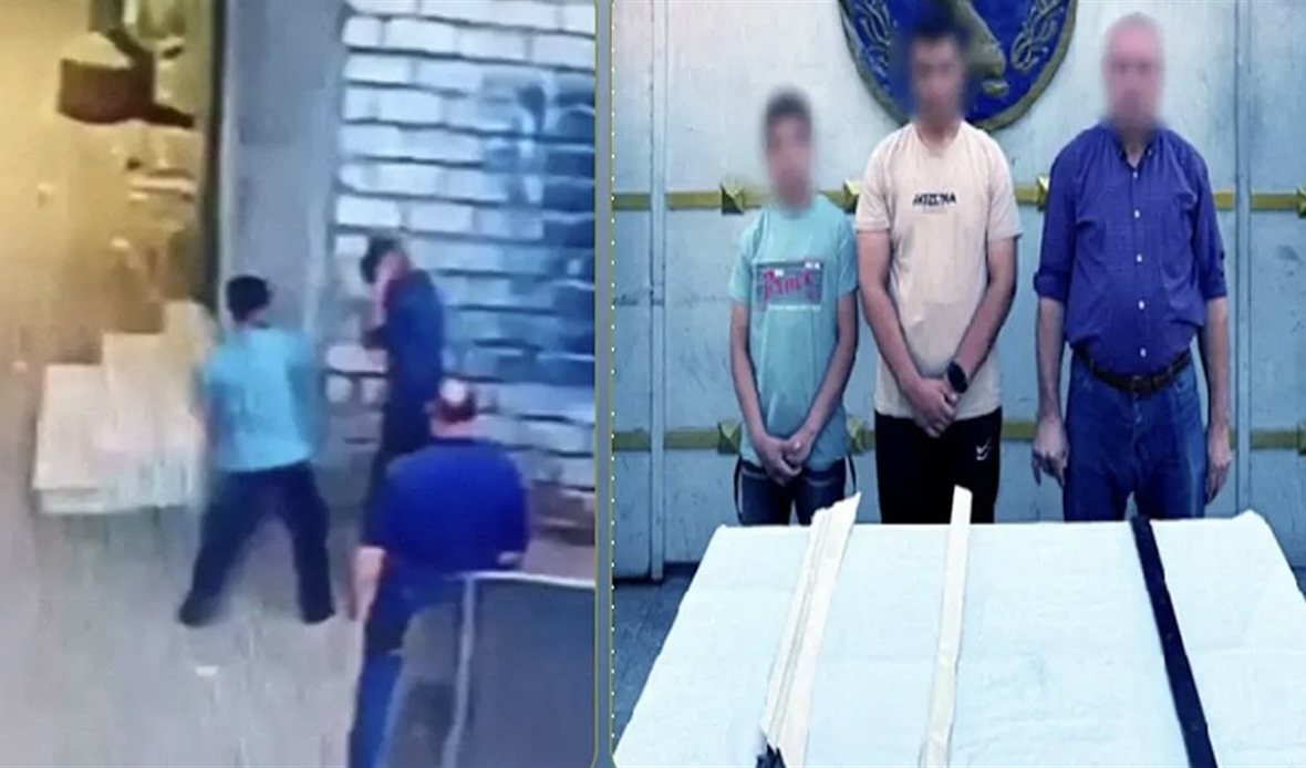 ضبط شخص ونجليه في