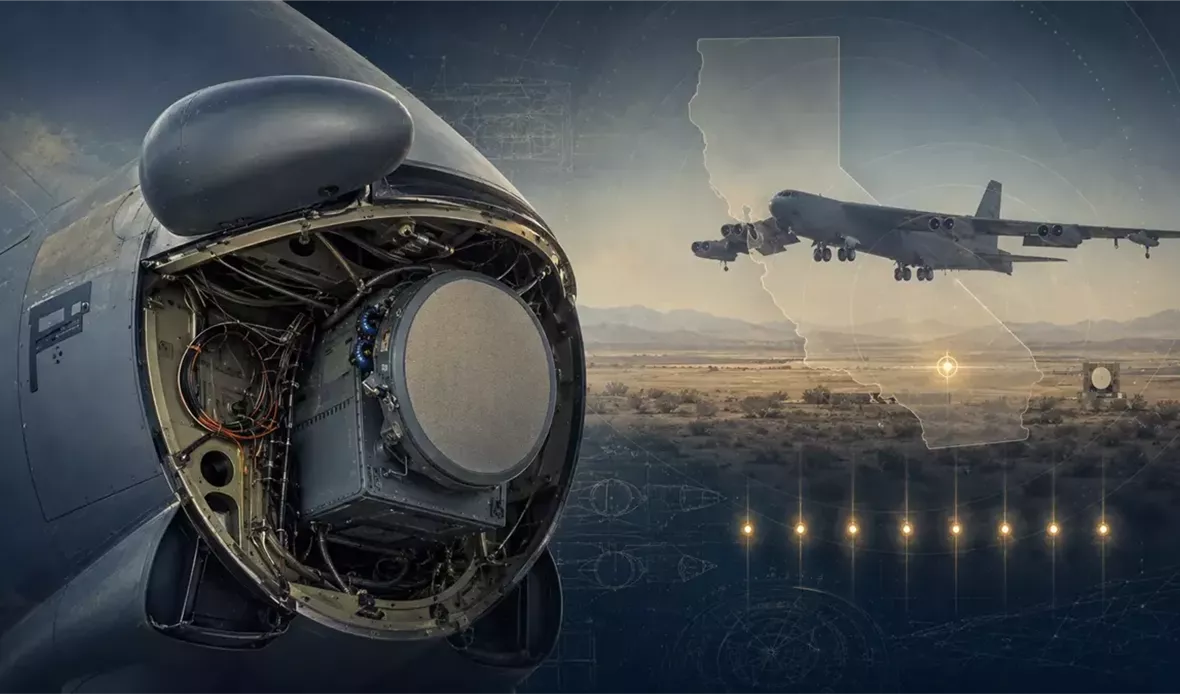 تحطم قاذفة B-52 الأمريكية