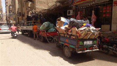 ضبط 6 سيارات و44 عربة كارو و39 تروسيكل للنباشين في الهرم وفيصل بقيادة محافظ الجيزة