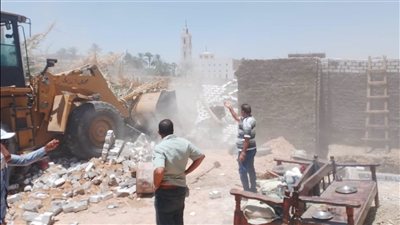 إزالة 20 حالة تعدٍ على الأراضي الزراعية وأملاك الدولة ضمن الموجة 29 بأسيوط