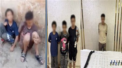 فيديو طفلين في حالة عدم اتزان بالمنيا يقود إلى ضبط مخدرات وسلاح في مغاغة
