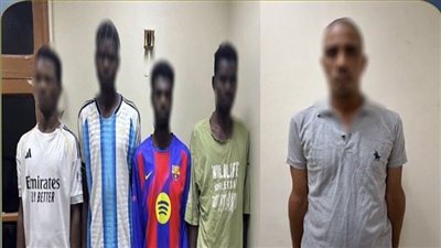 ضبط سيارة نقل بقنا وعلى متنها 4 أجانب يعملون بالتنقيب غير المشروع عن الذهب