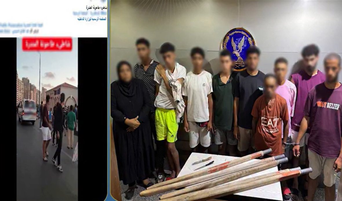 ضبط طرفي مشاجرة أمام