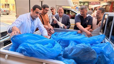 ضبط 250 كيلوجرامًا من اللحوم غير الصالحة داخل مطعم بمدينة سوهاج.. والطب البيطري يتحفظ عليها